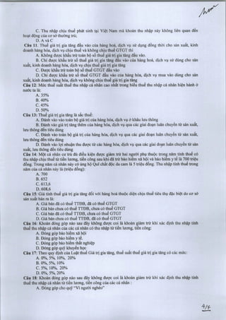 Nvcn dh trac nghiem 2