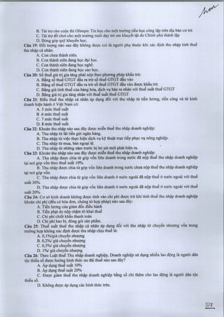 Nvcn dh trac nghiem 2