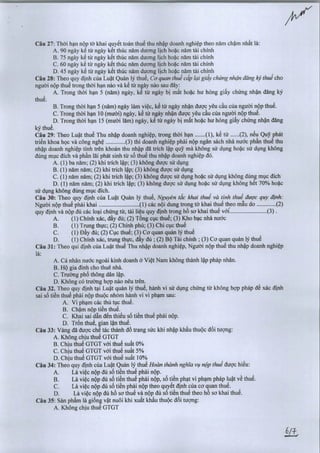 Nvcn dh trac nghiem 2