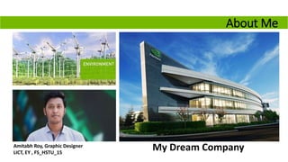 About Me
Amitabh Roy, Graphic Designer
LICT, EY , FS_HSTU_15
My Dream Company
 