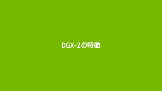3
DGX-2の特徴
 