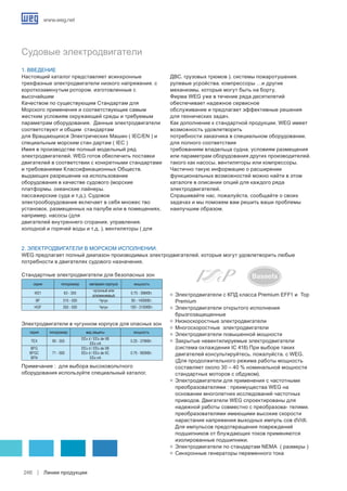 Низковольтные электродвигатели WEG