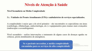 Níveis de atenção a saúde
