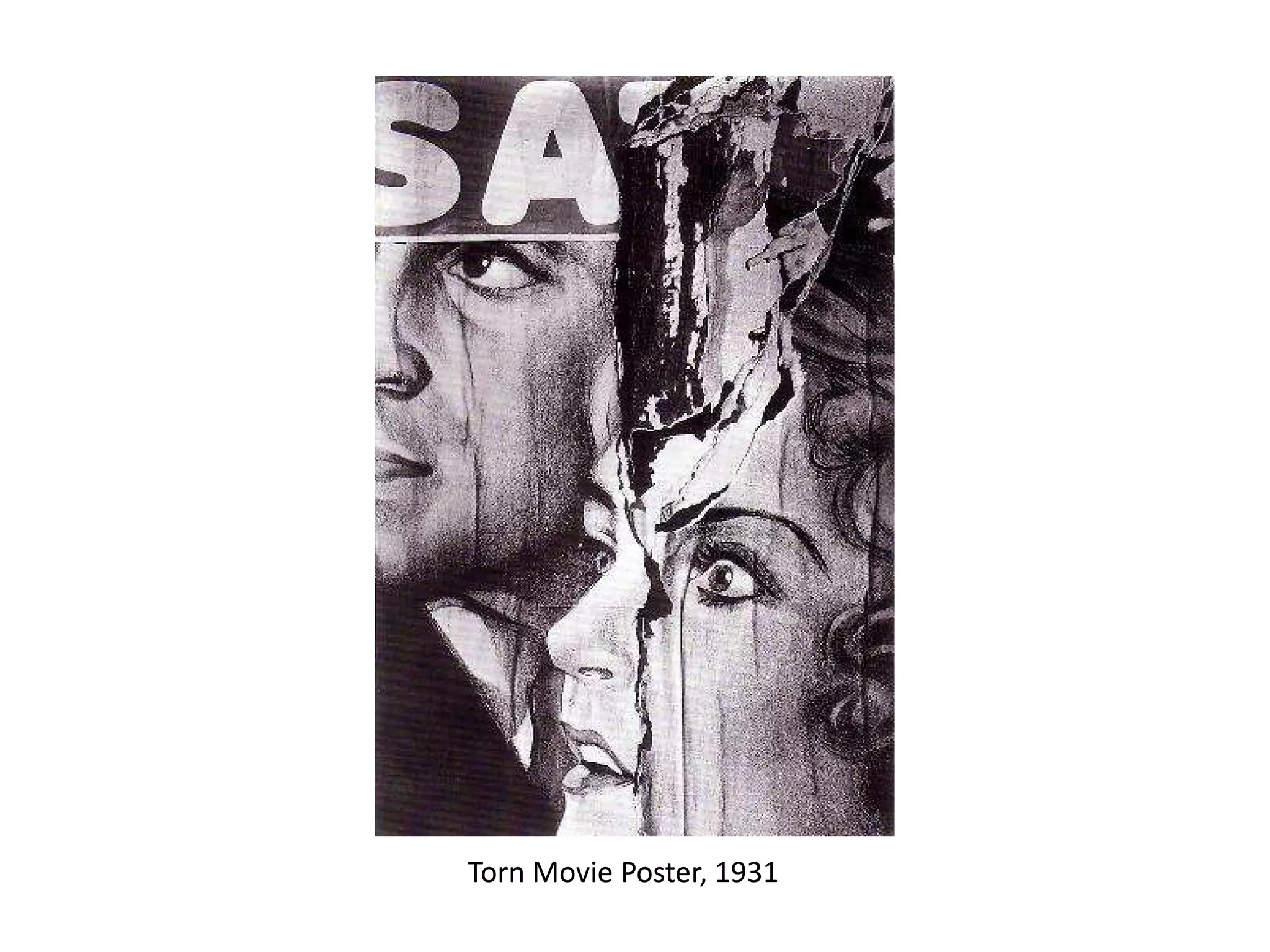 Torn Movie Poster, 1931

 