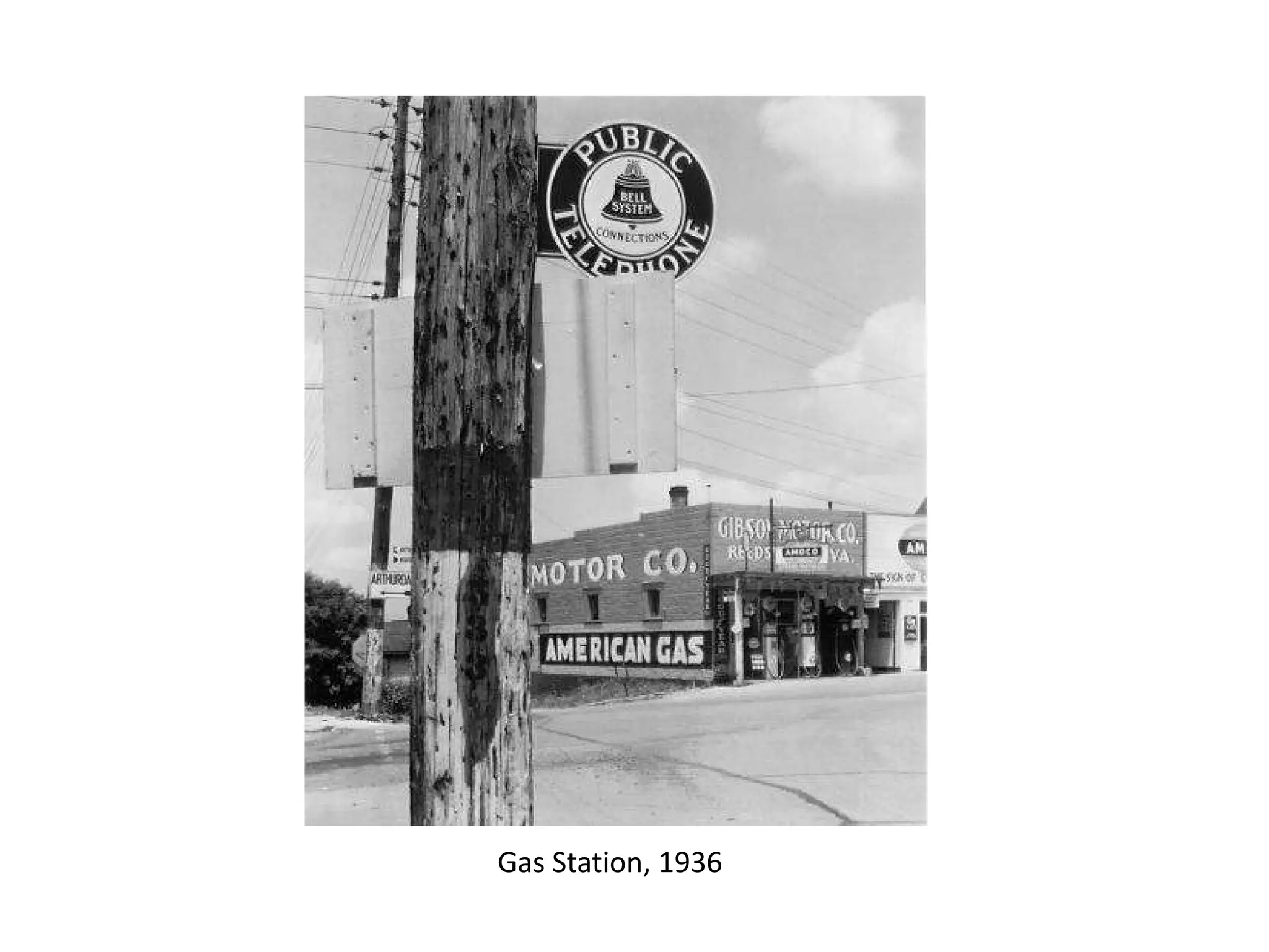 Gas Station, 1936

 