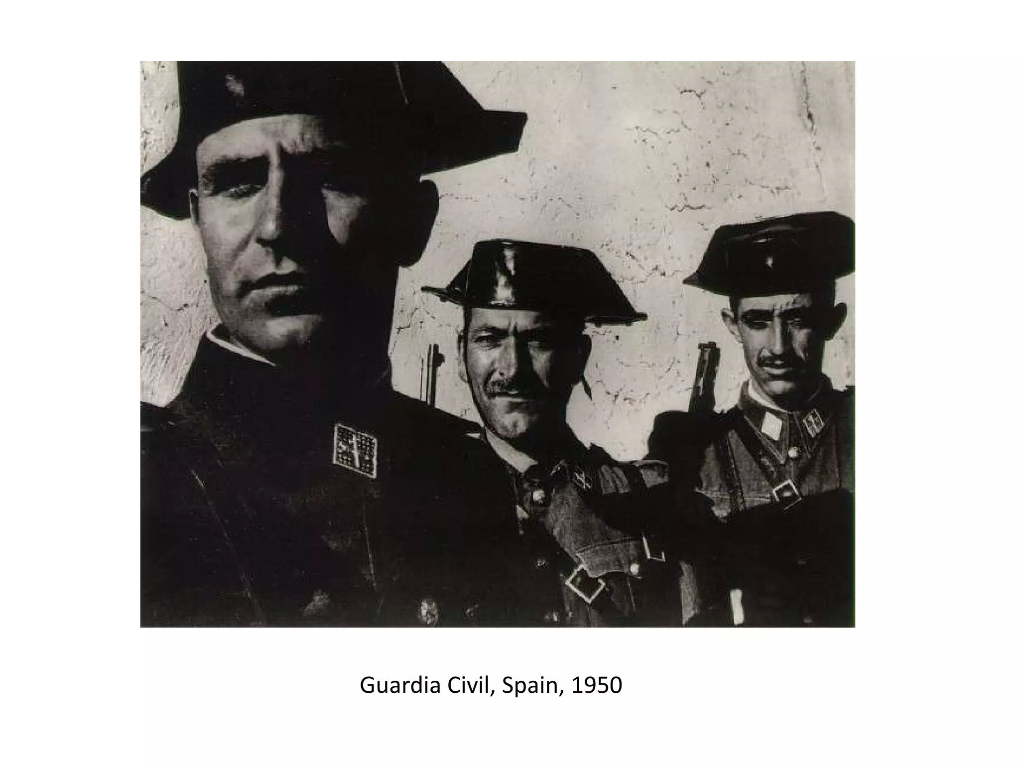 Guardia Civil, Spain, 1950

 