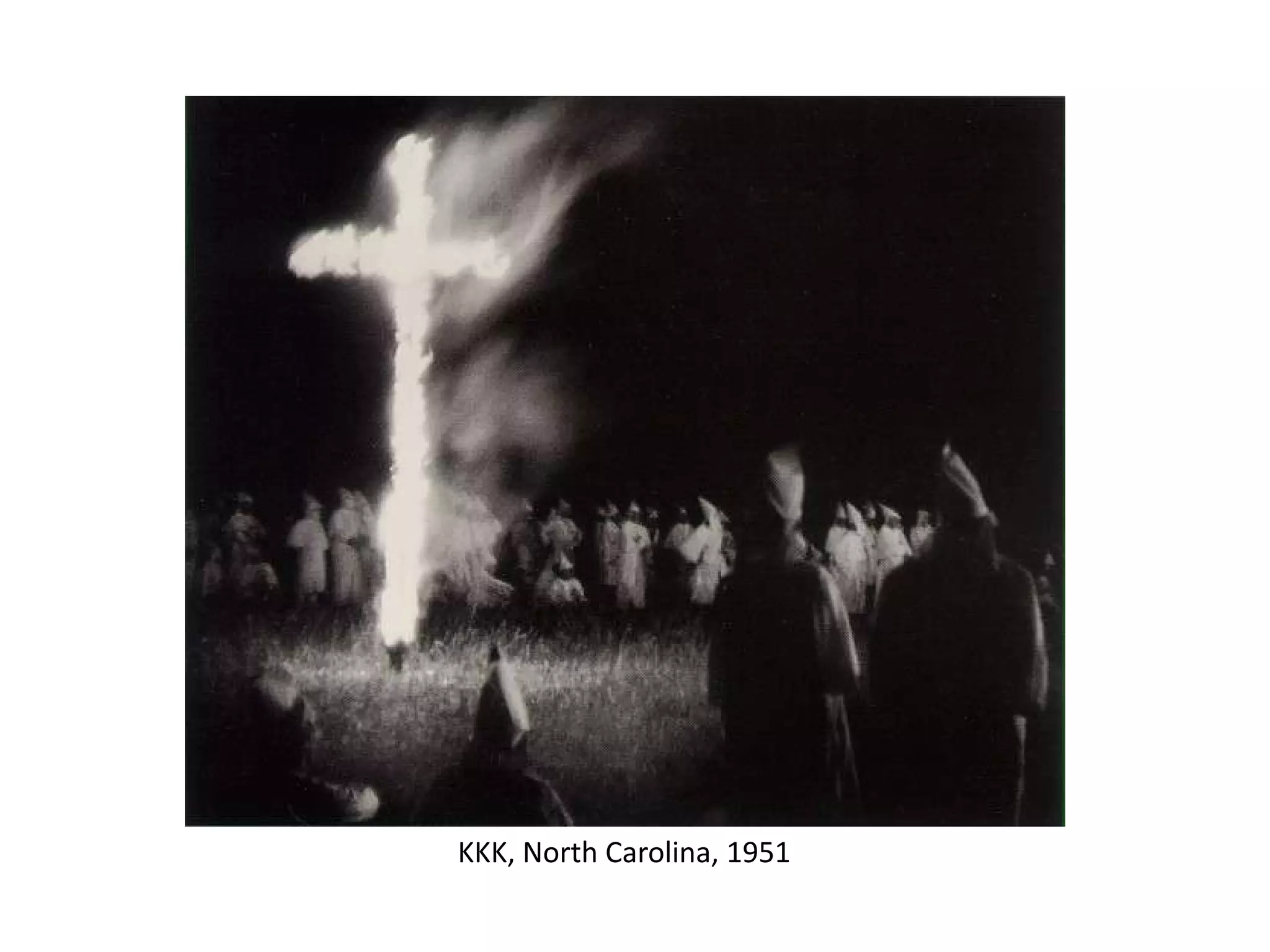 KKK, North Carolina, 1951

 