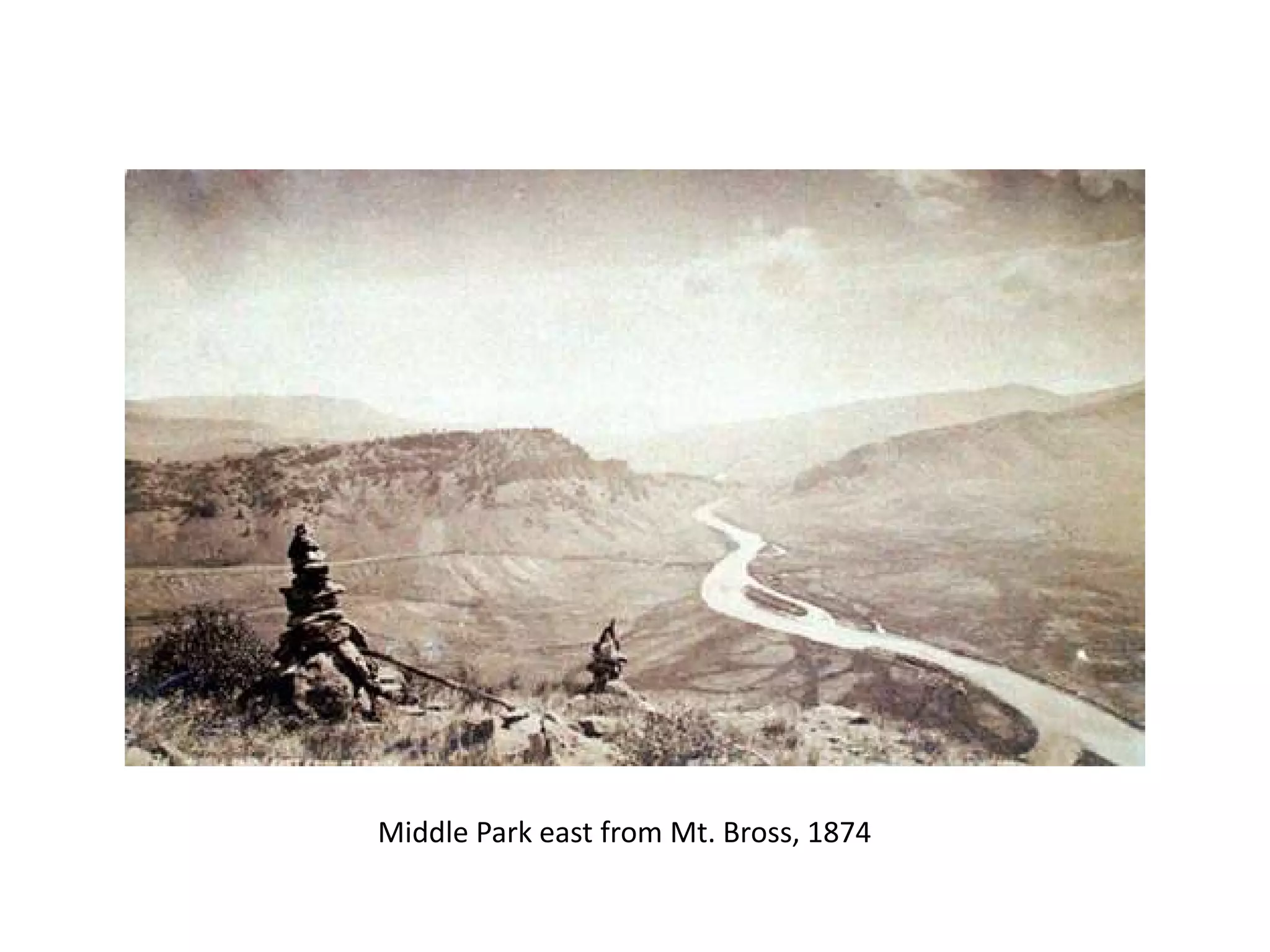 Middle Park east from Mt. Bross, 1874

 