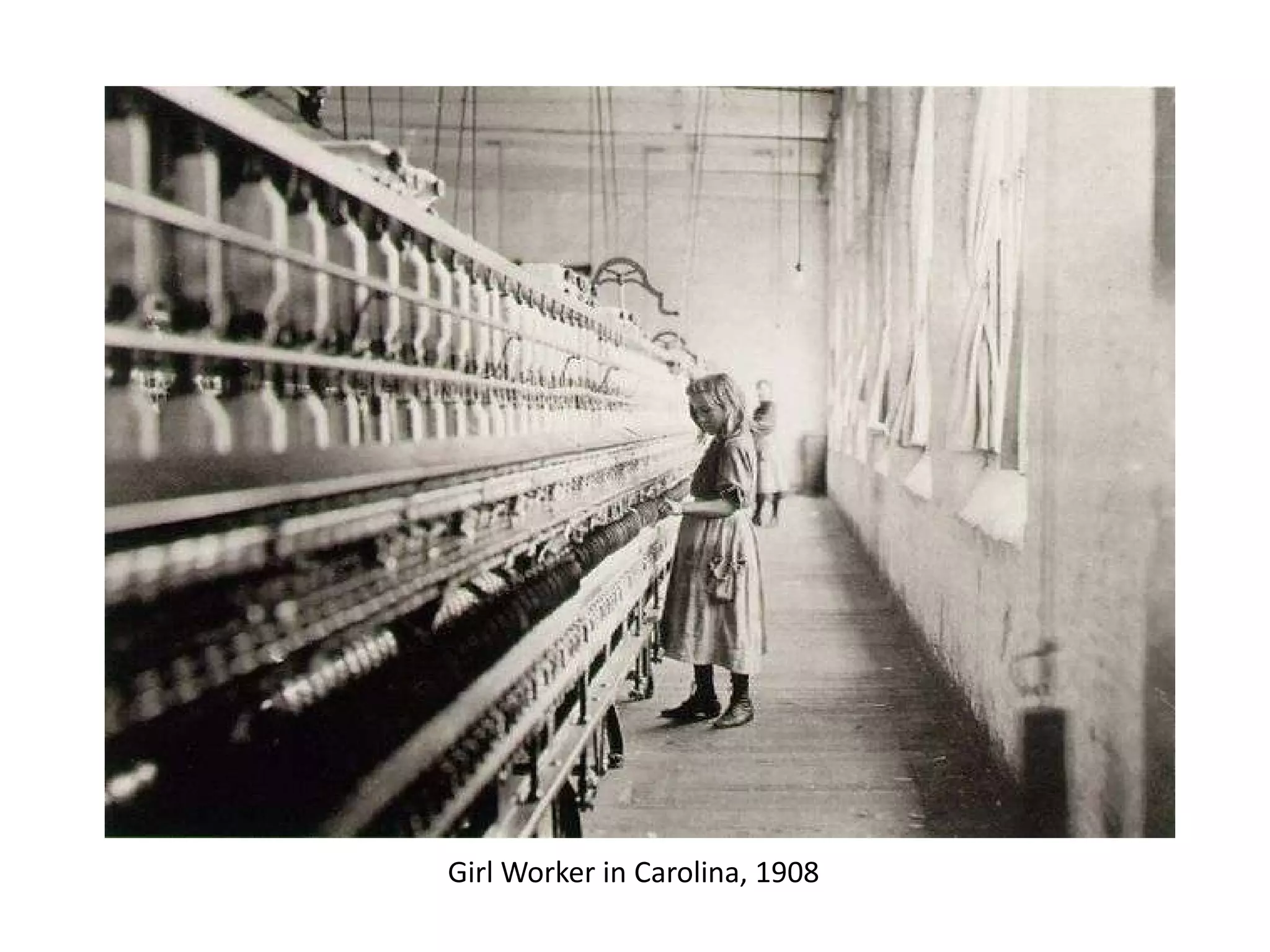 Girl Worker in Carolina, 1908

 