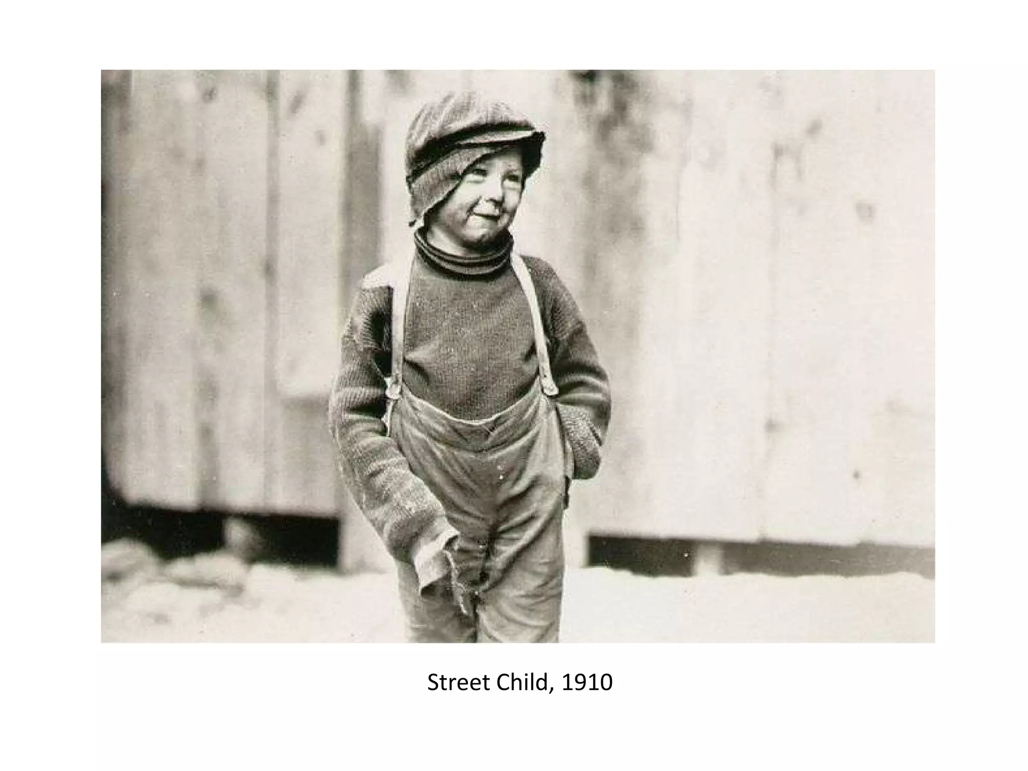 Street Child, 1910

 