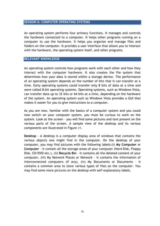 Information Technology (IX CLASS FIRST TERM) | PDF