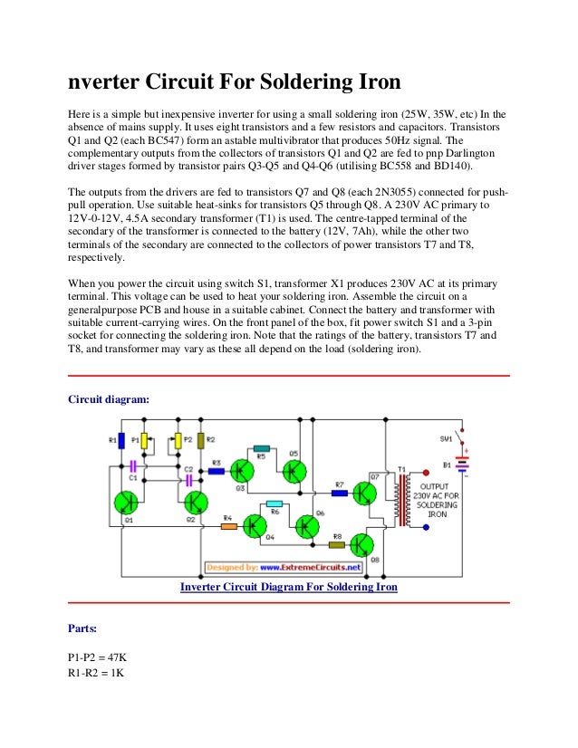 25w Small Inverter Circuit