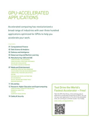 Nvidia gpu-application-catalog TESLA K80 GPU應用程式型錄 | PDF