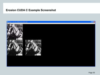Page 30
Erosion CUDA C Example Screenshot
 