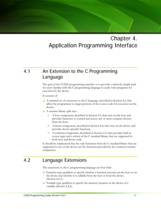 Nvidia cuda programming_guide_0.8.2 | PDF