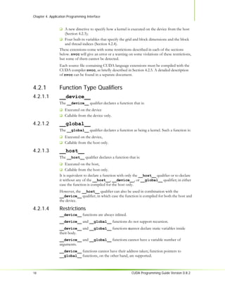 Nvidia cuda programming_guide_0.8.2 | PDF