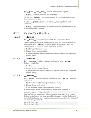 Nvidia cuda programming_guide_0.8.2 | PDF
