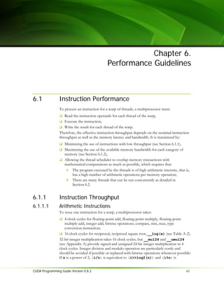 Nvidia cuda programming_guide_0.8.2 | PDF