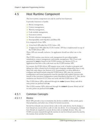 Nvidia CUDA Programming Guide 1.0 | PDF