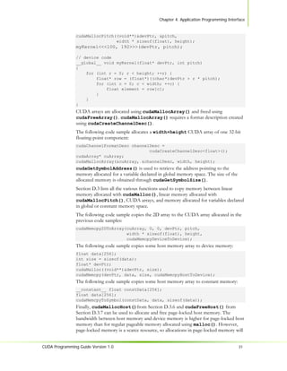 Nvidia CUDA Programming Guide 1.0 | PDF