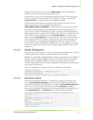 Nvidia CUDA Programming Guide 1.0 | PDF