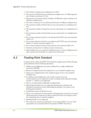 Nvidia CUDA Programming Guide 1.0 | PDF