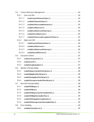 Nvidia CUDA Programming Guide 1.0 | PDF