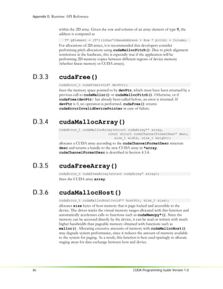 Nvidia CUDA Programming Guide 1.0 | PDF