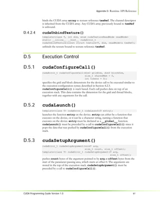 Nvidia CUDA Programming Guide 1.0 | PDF