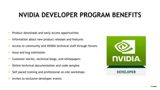 NVIDIA Developer Program Overview | PPTX
