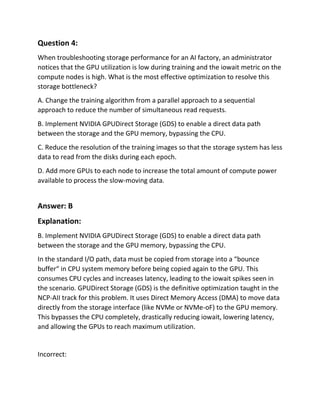 NVIDIA Professional AI Infrastructure (NCP‑AII) Exam Questions 2026 | PDF