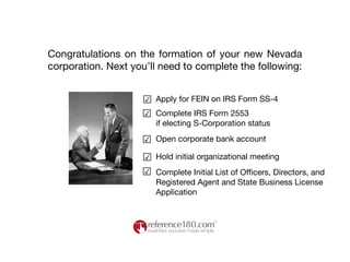Everything you always wanted to know about forming a corporation in ...