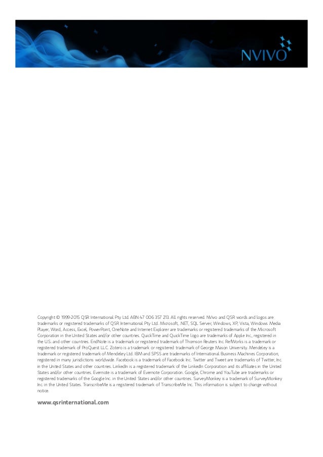 nvivo 11 nvivo 11
