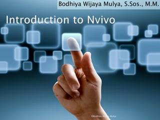 Bodhiya Wijaya Mulya, S.Sos., M.M.
©Bodhiya Wijaya Mulya
 