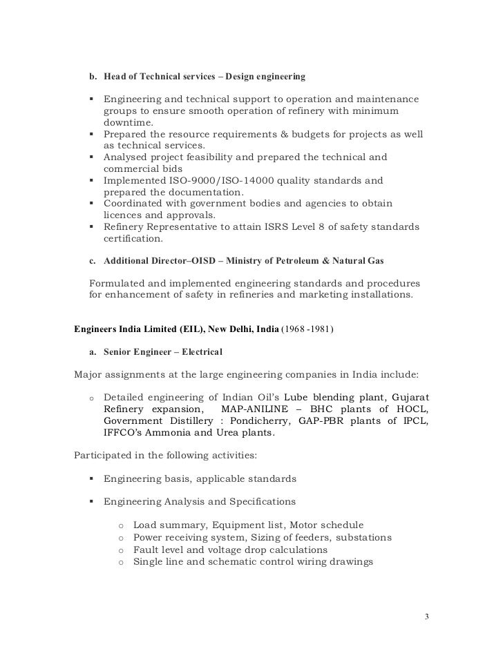 N V Mani Resume April 2011