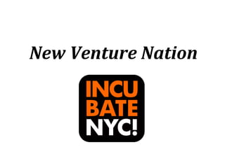 New	
  Venture	
  Nation	
  
 