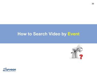 How to Search Video by Event 
39 
 