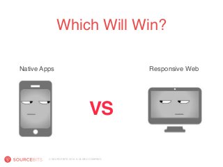 © SOURCEBITS 2015. A GLOBO COMPANY.
Which Will Win?
VS
Responsive WebNative Apps
 
