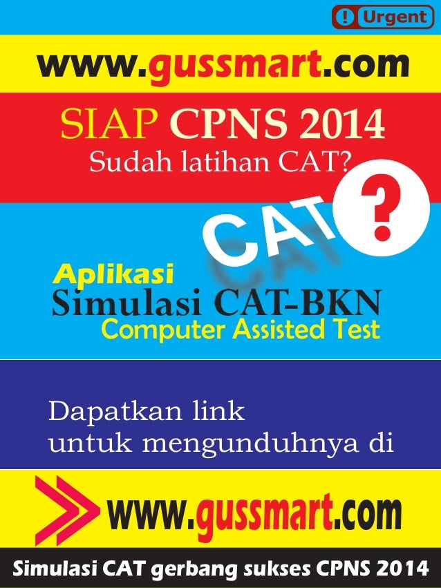 Gussmart com Simulasi  CAT  BKN CPNS 2014