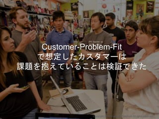 Customer-Problem-Fit
で想定したカスタマーは
課題を抱えていることは検証できた
Copyright 2018 Masayuki Tadokoro All rights reserved
Startup Science 2018
 