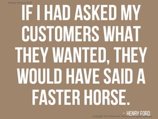 Copyright 2018 Masayuki Tadokoro All rights reserved
Startup Science 2018
 