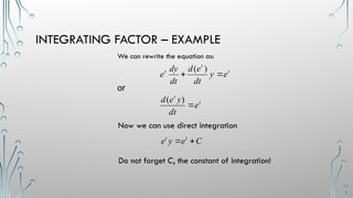 Integrating Factor Example Problems Network Analysis Introduction class.pptx