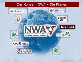 Der Konzern NWA – Die Firmen 