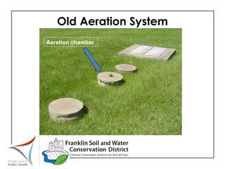 Old Aeration System Aeration chamber 