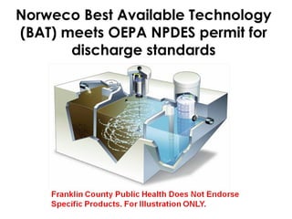 Norweco Best Available Technology (BAT) meets OEPA NPDES permit for discharge standards 