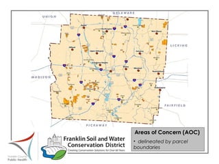 Areas of Concern (AOC)  delineated by parcel boundaries  