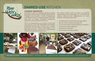 Brochure: Shared-use Kitchen 