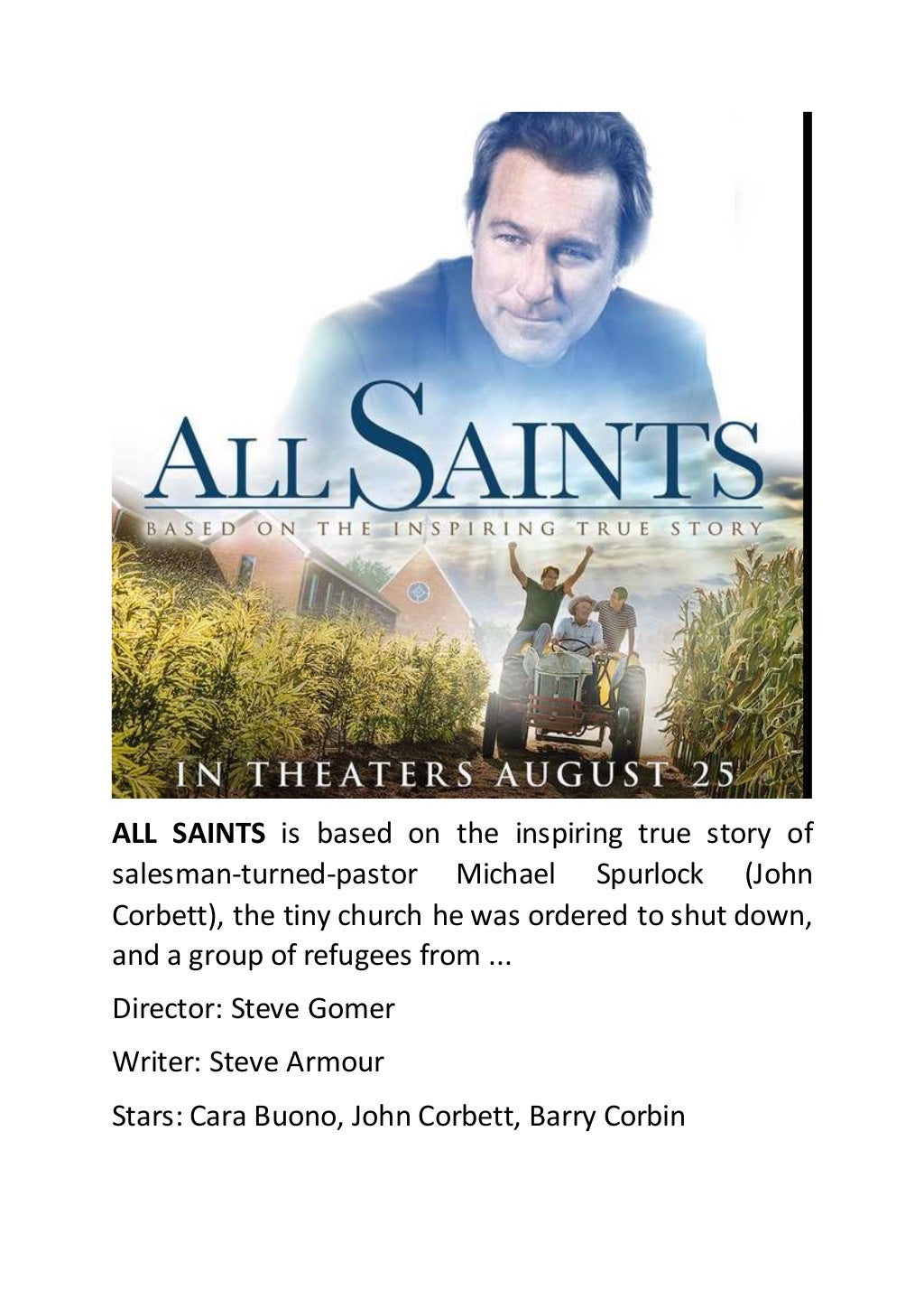 All Saints watch movies still in theatres online for free