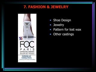 7. FASHION & JEWELRY Shoe Design Jewelry Pattern for lost wax Other castings 