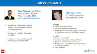 What’s New in Infor CRM | PDF